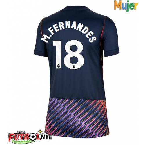 Camiseta Tottenham Hotspur Mateus Fernandes #18 Visitante Equipación para mujer 2026-27 manga corta